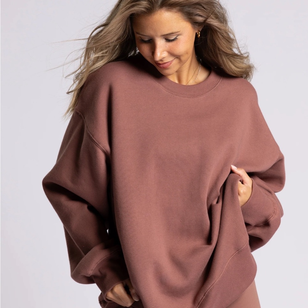 P'tula Comfort Crewneck - Redwood